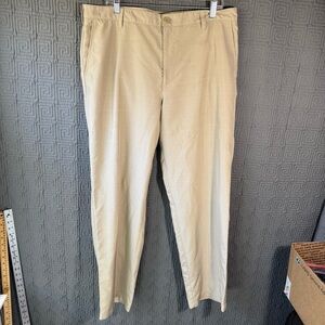 Izod Golf Pants Mens 38x32 Biege 100% Polyester 4564249